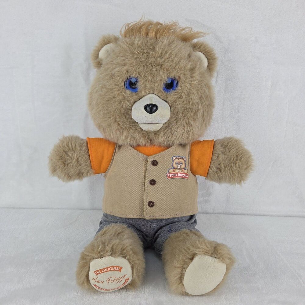 2017 Teddy Ruxpin Interactive Talking Bear Tested Works Bear Only No Accessories